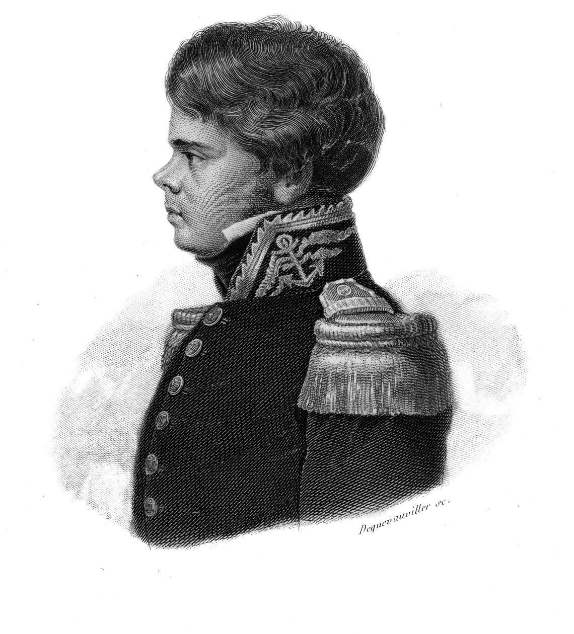 Portret Jules Alphonse Rene Poret Baron de Blosseville autorstwa Anonymous Anonymous