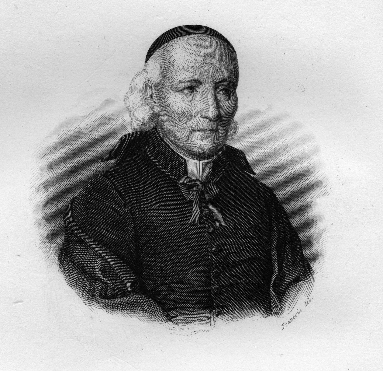 Portret Nicola Sottile (1751-1832), kanon Novara W „Portrety i historia pożytecznych mężczyzn: mężczyzn i kobiet wszystkich krajów i wszystkich warunków, którzy nabyli prawa do uznania mężczyzn”” opublikowanym i propagowanym przez Societe Montyon i Fra autorstwa Anonymous Anonymous