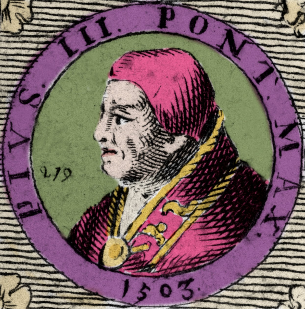 Portret Piusa III, Francesco Todeschini Piccolomini (1439-1503), wybrany na papieża 22 września autorstwa Anonymous Anonymous