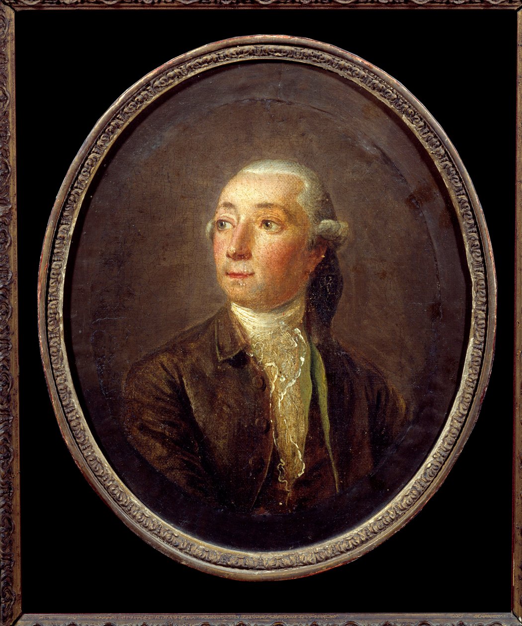 Portret Restifa de La Bretonne (1734-1806) francuskiego pisarza. Anonimowe malowanie. Prywatna kolekcja. autorstwa Anonymous Anonymous