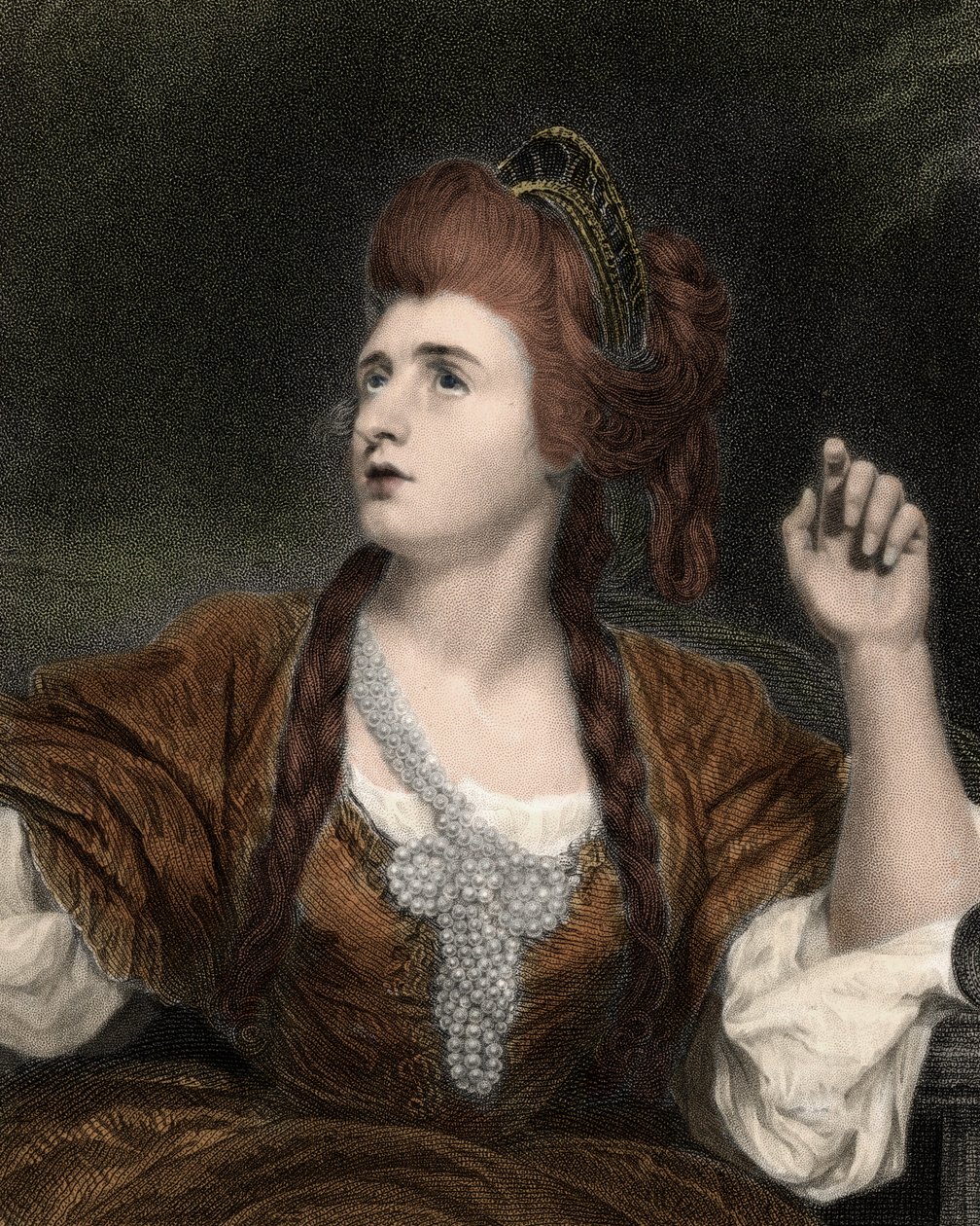 Portret Sarah Siddons autorstwa Anonymous Anonymous