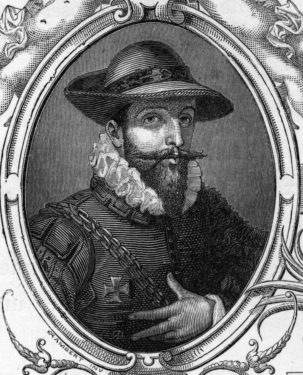Portret Simone Cantarini powiedział, że grawer Pesarese (1612-1648) z 1859 roku w „” galeriach Europa - Włochy „” Armandaud. Prywatna kolekcja. autorstwa Anonymous Anonymous