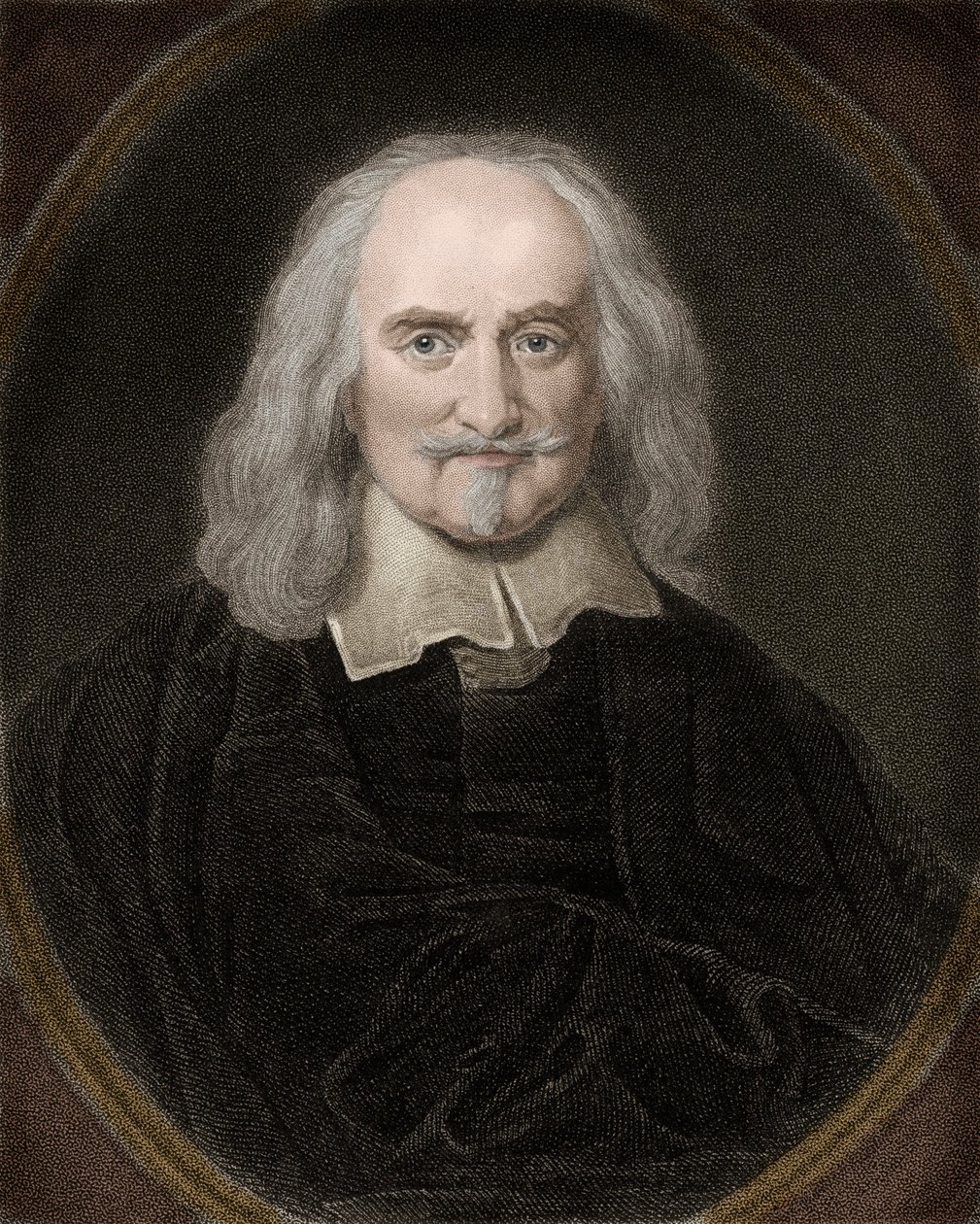 Portret Thomasa Hobbesa (1588-1679) Angielski filozof - Thomas Hobbes 1588-1679 Angielski filozof i teoretyk polityki autorstwa Anonymous Anonymous