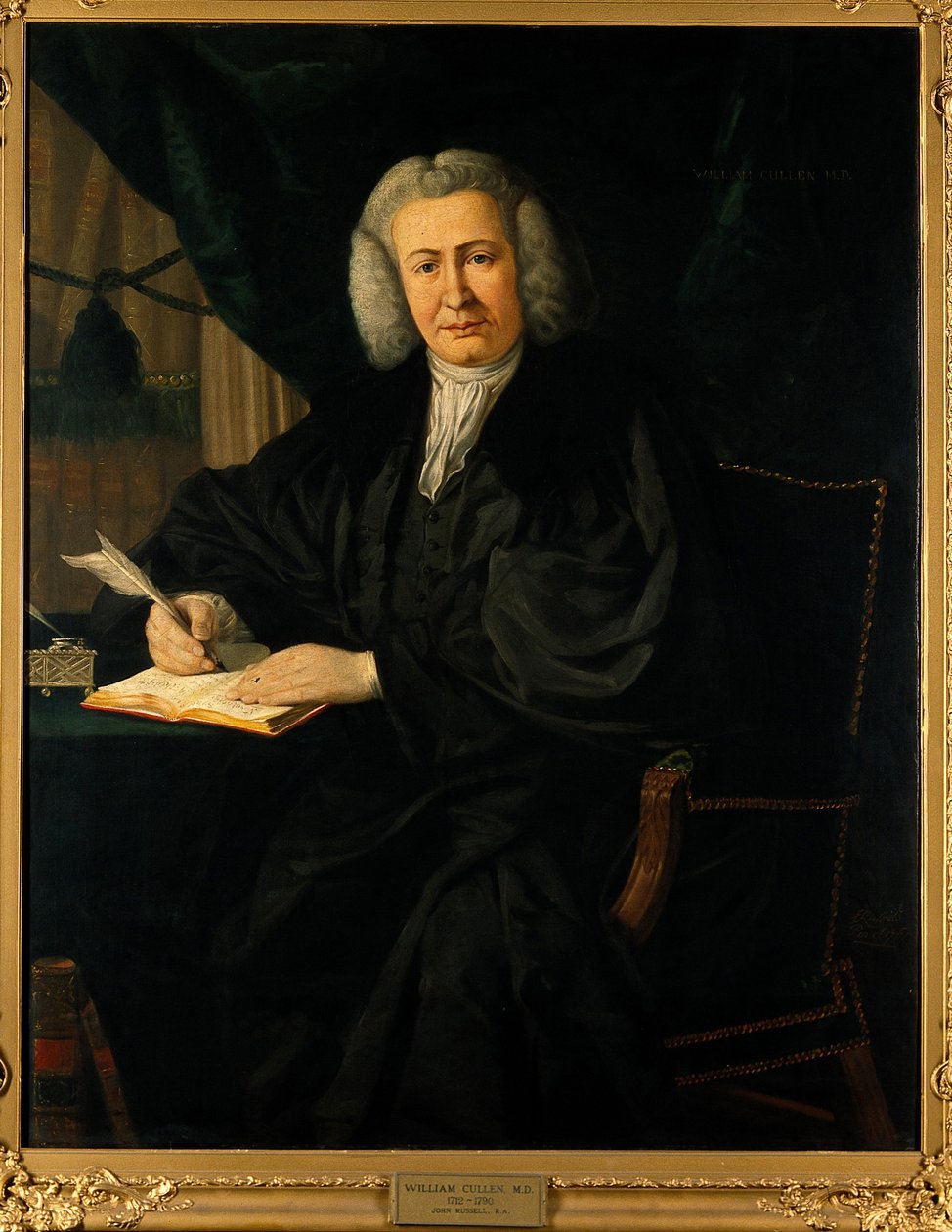 Portret Williama Cullena (1710-1790), Anonim. Olej na płótnie, II poł. XVIII w., kolekcja prywatna autorstwa Anonymous Anonymous