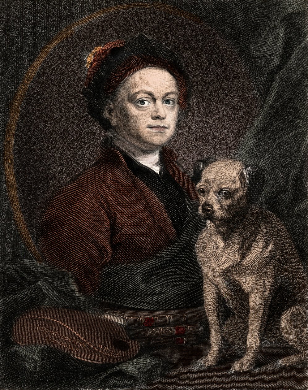 Portret Williama Hogartha autorstwa Anonymous Anonymous