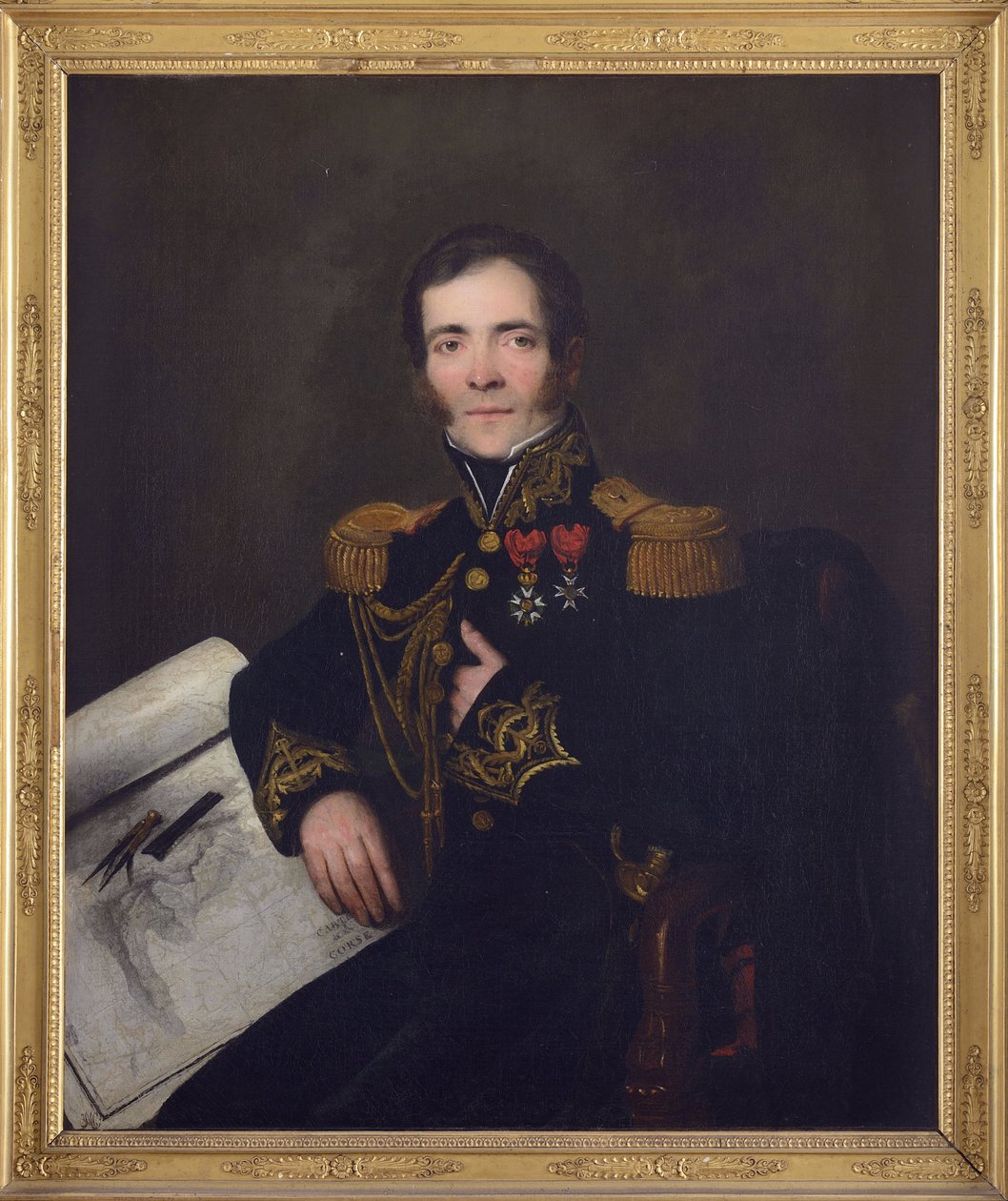 Portret admirała Anne Chretien Louis de Hell (1783-1864), Anonim. olej na płótnie, ok. 1832. Kolekcja prywatna autorstwa Anonymous Anonymous