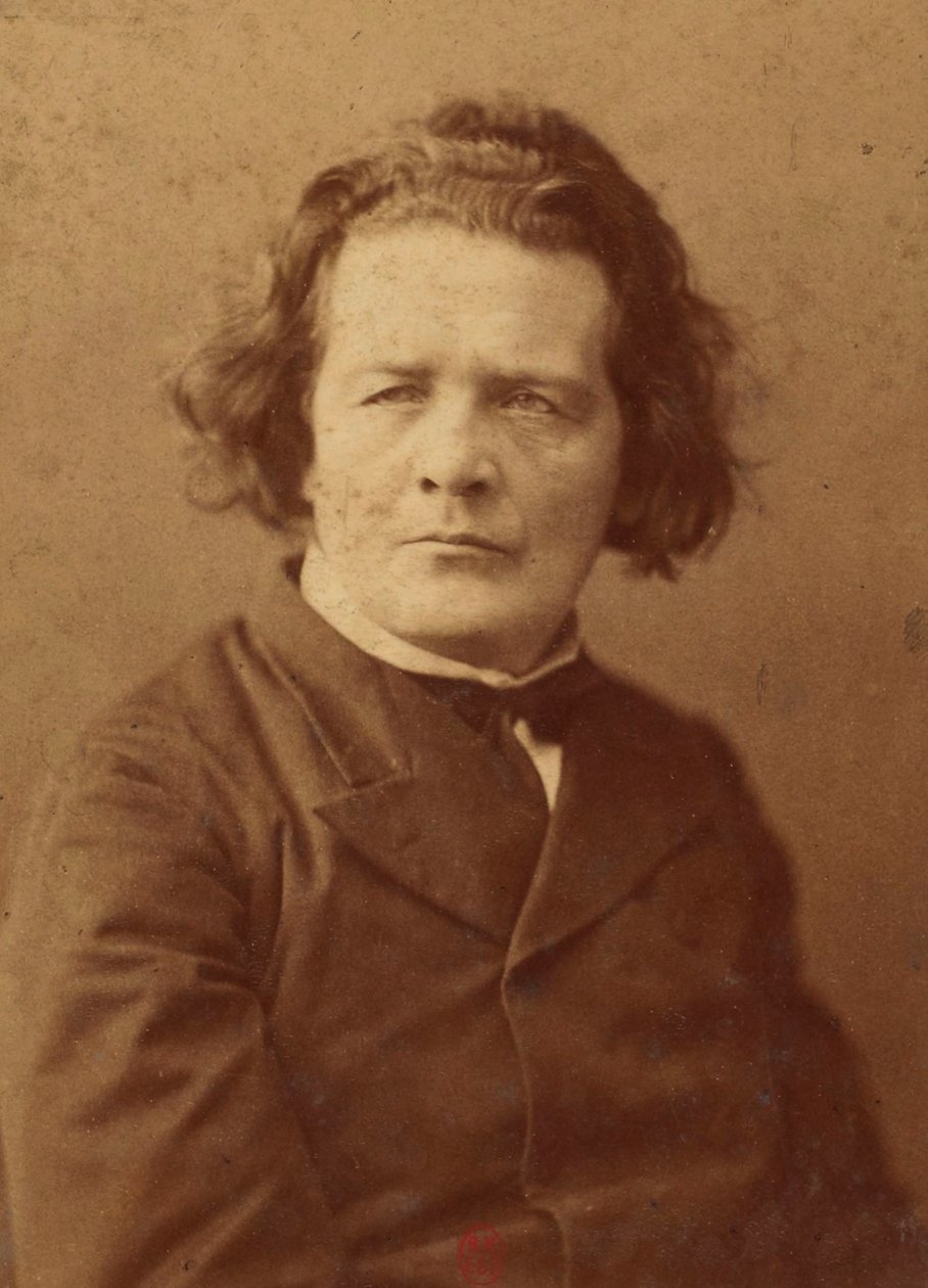 Portret kompozytora Antona Rubinsteina (1829-1894), Anonim . Zdjęcie albuminy. Prywatna kolekcja autorstwa Anonymous Anonymous
