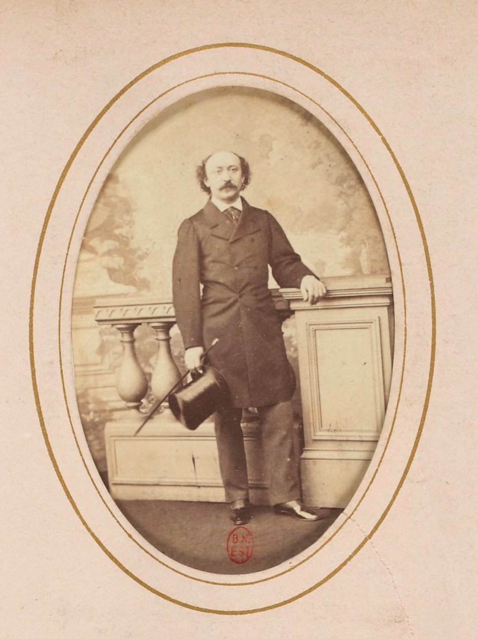 Portret kompozytora Luigiego Arditi (1822-1903), Anonim. Zdjęcie albuminy. Prywatna kolekcja autorstwa Anonymous Anonymous