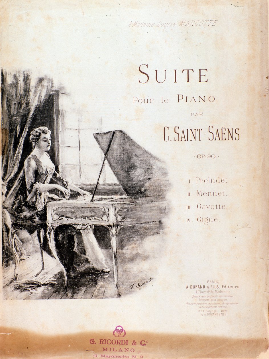 Nuty do Suity na fortepian (Opus 90) Camille