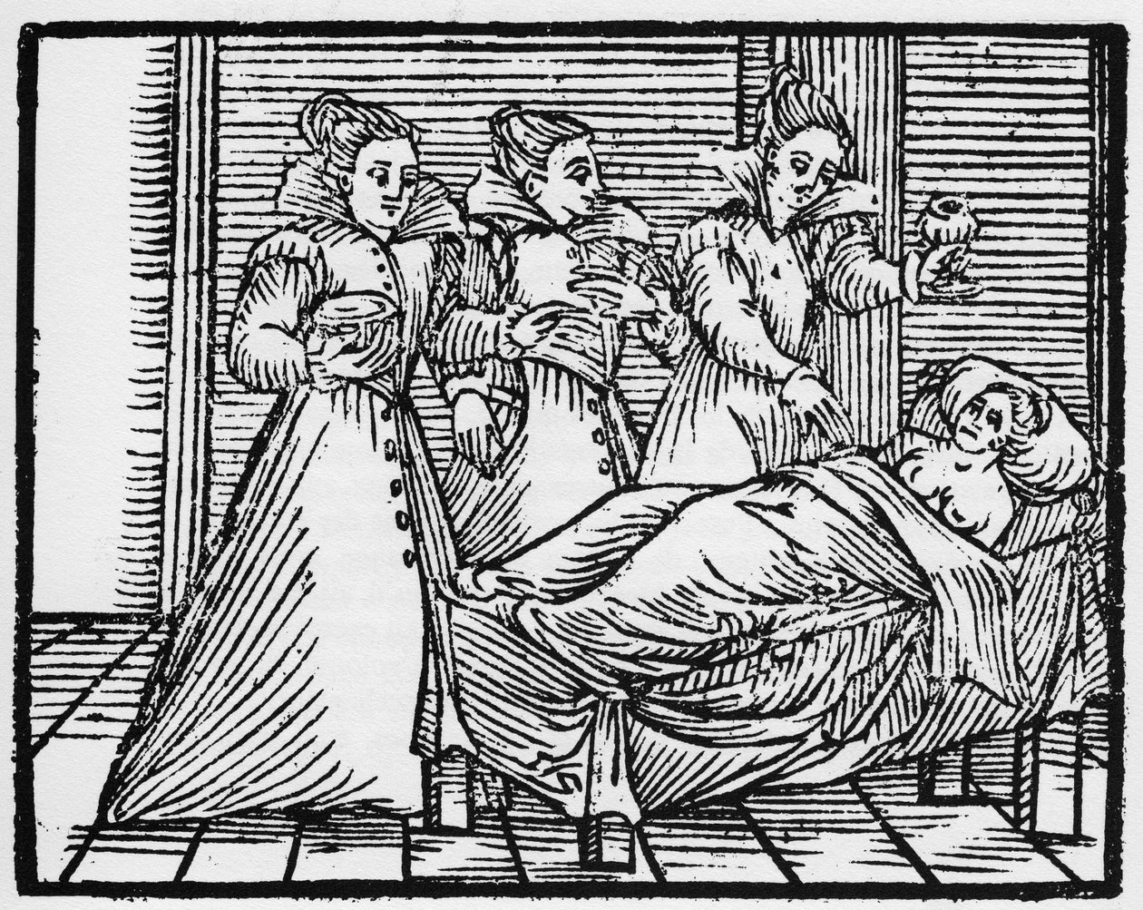 Somnic malefice - „”Compendium Maleficarum””, zajmuje się czarownicami, ich malefice i ich rodzajami przez Francesco Marię Guazzo lub Guaccio lub Guaccius (15?? -16??) 1608 Kolekcja prywatna autorstwa Anonymous Anonymous