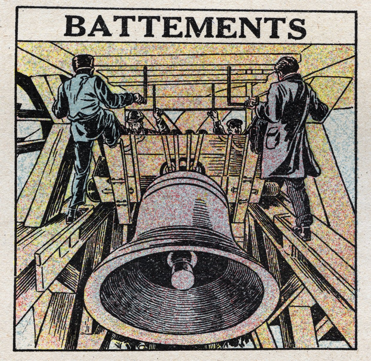 Energia dźwięku: interferencja dźwięków obserwowana podczas słuchania rytmu trzmiela. Anonimowa ilustracja z 1925 r. Ze zbiorów prywatnych. autorstwa Anonymous Anonymous