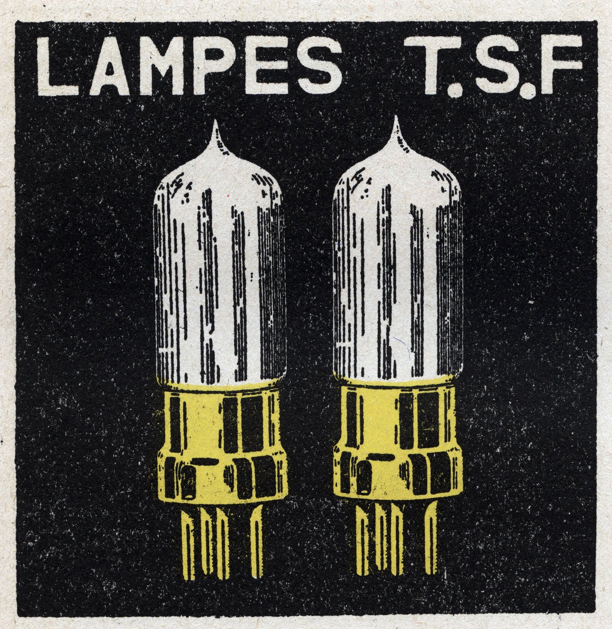 T.S.F.: lampy T.S.F. Anonimowa ilustracja z 1925 r. Ze zbiorów prywatnych. autorstwa Anonymous Anonymous