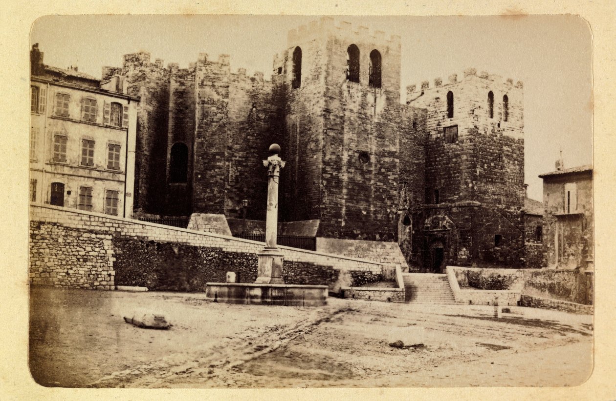 Miasto Marsylia i okolice ok. 1885 -1890: kościół św. Wiktora, zbiory prywatne autorstwa Anonymous Anonymous