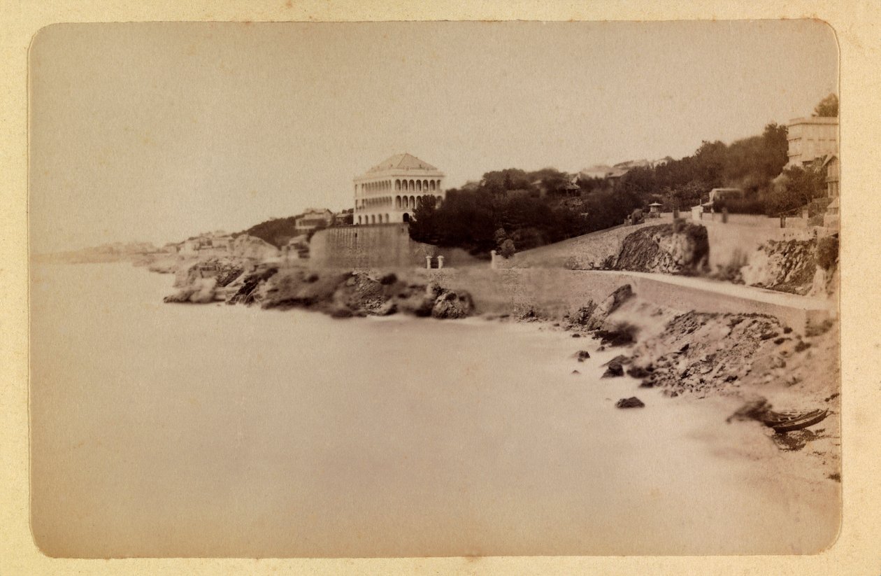 Miasto Marsylia i okolice około 1885 -1890: La route de la Corniche, kolekcja prywatna autorstwa Anonymous Anonymous