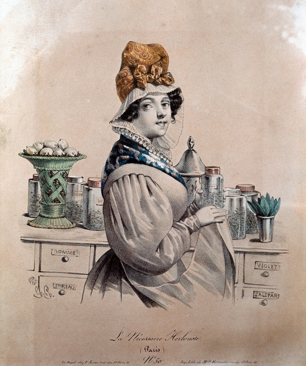 Zielarz (grawerunek autorstwa Anonymous Anonymous