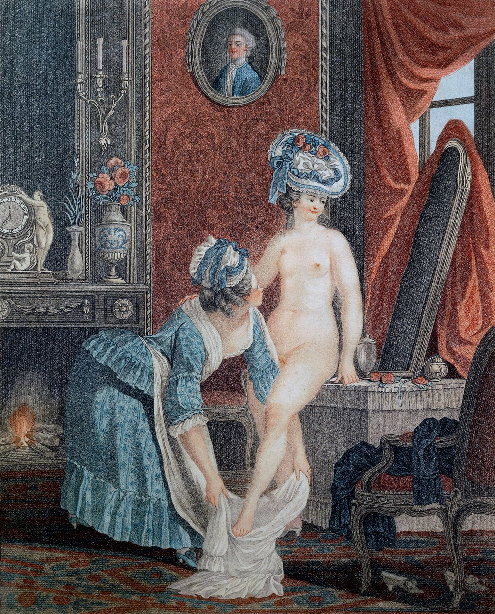 Toaleta Louisa Marina Bonneta (1736 - 1793). autorstwa Anonymous Anonymous
