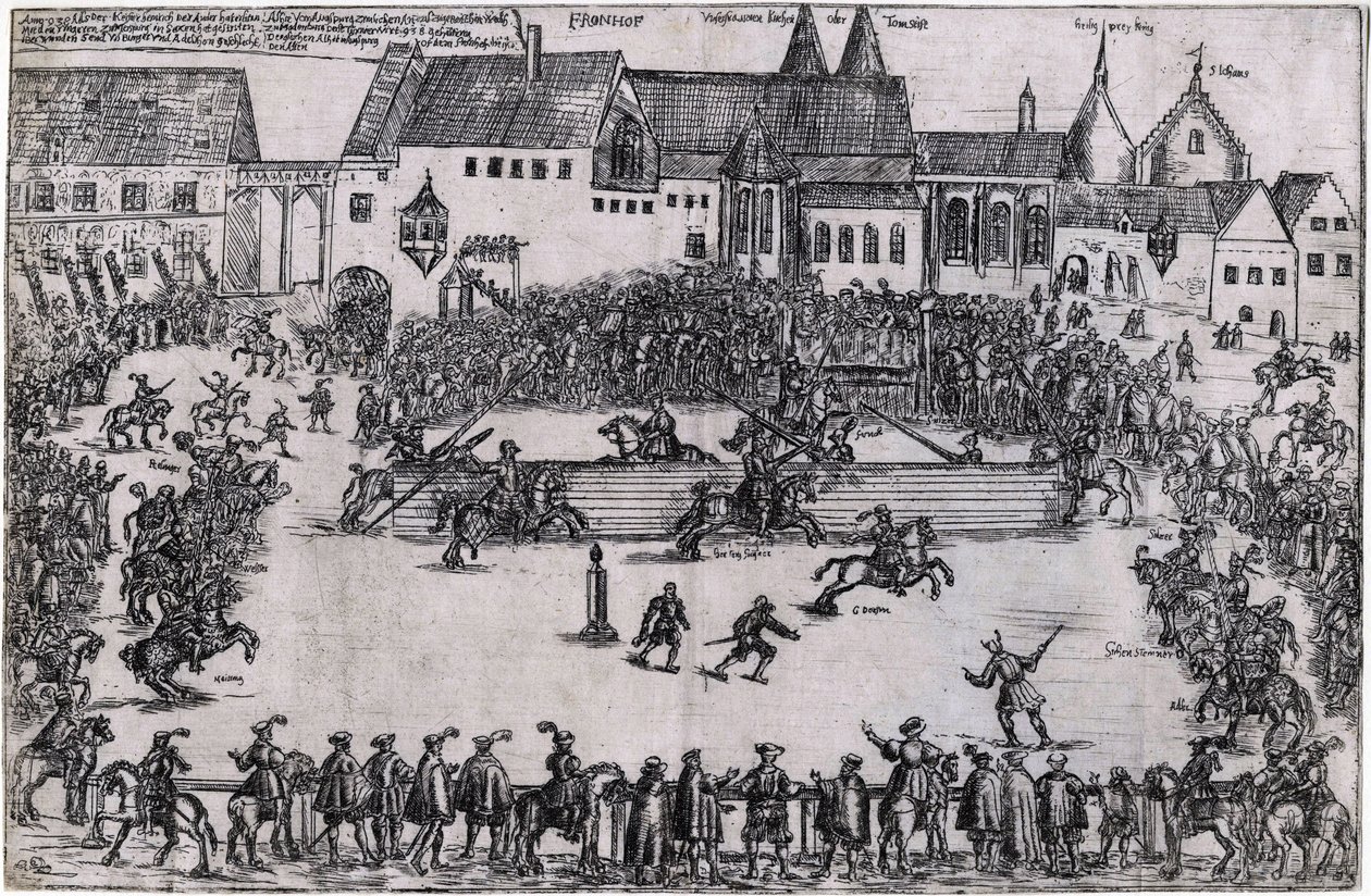 Turniej za czasów Henryka I Ptasznika (938) (Henri I de Saxe ou de Germanie, dit Henri l