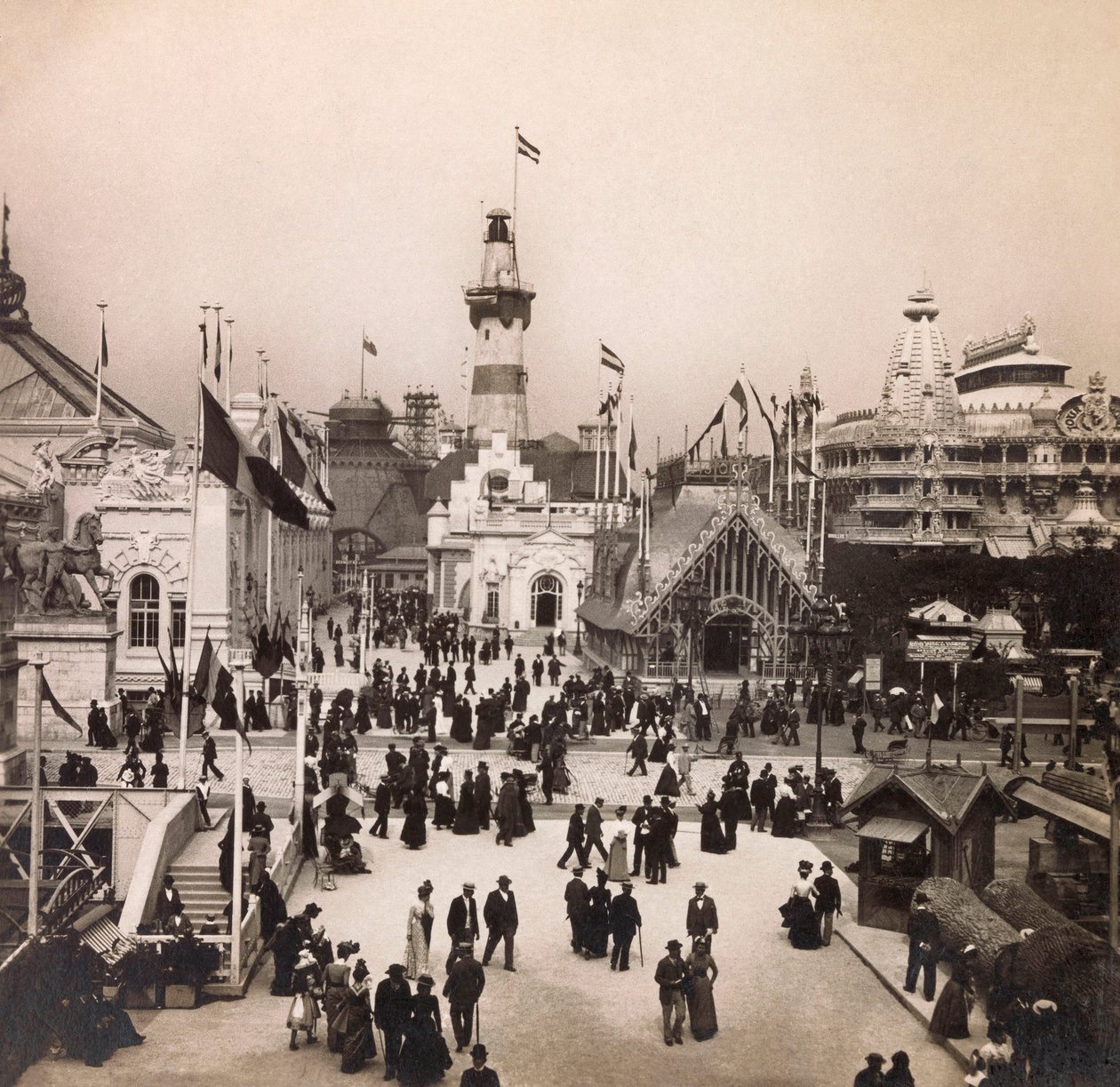 Ekspozycja Powszechna 1900 - Exposition Universelle de 1900 w Paryżu: Pawilon Nawigacji Handlowej - kolekcja prywatna autorstwa Anonymous Anonymous