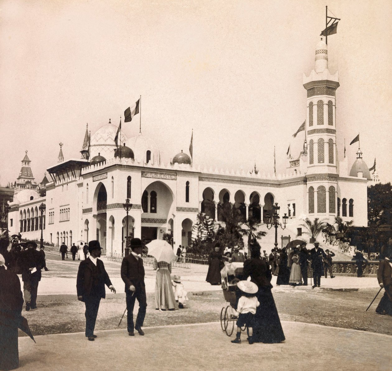 Ekspozycja uniwersalna 1900 - Exposition Universelle de 1900 w Paryżu: Pałac Algierii - kolekcja prywatna autorstwa Anonymous Anonymous