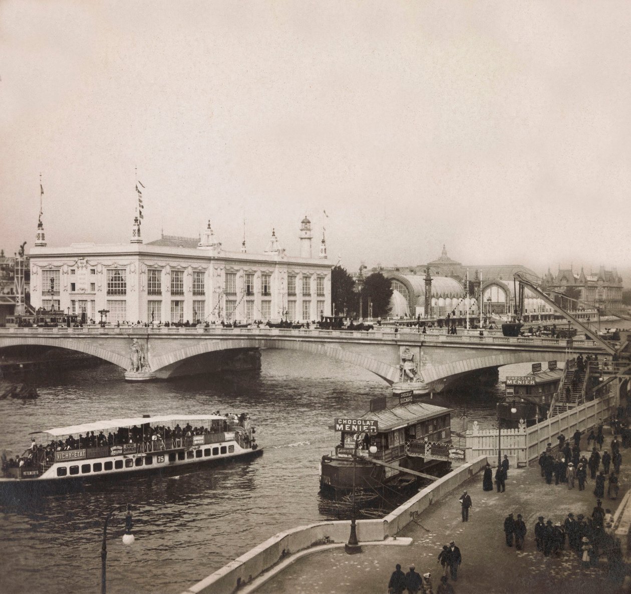 Ekspozycja uniwersalna 1900 - Exposition Universelle de 1900 w Paryżu: The Palais des Congres - kolekcja prywatna autorstwa Anonymous Anonymous
