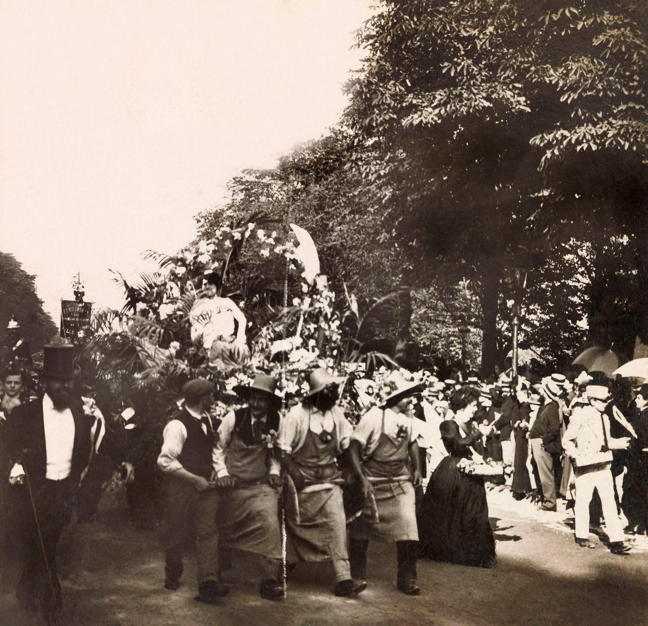 Ekspozycja Powszechna 1900 - Exposition Universelle de 1900 w Paryżu: Festyn ogrodnictwa - kolekcja prywatna autorstwa Anonymous Anonymous