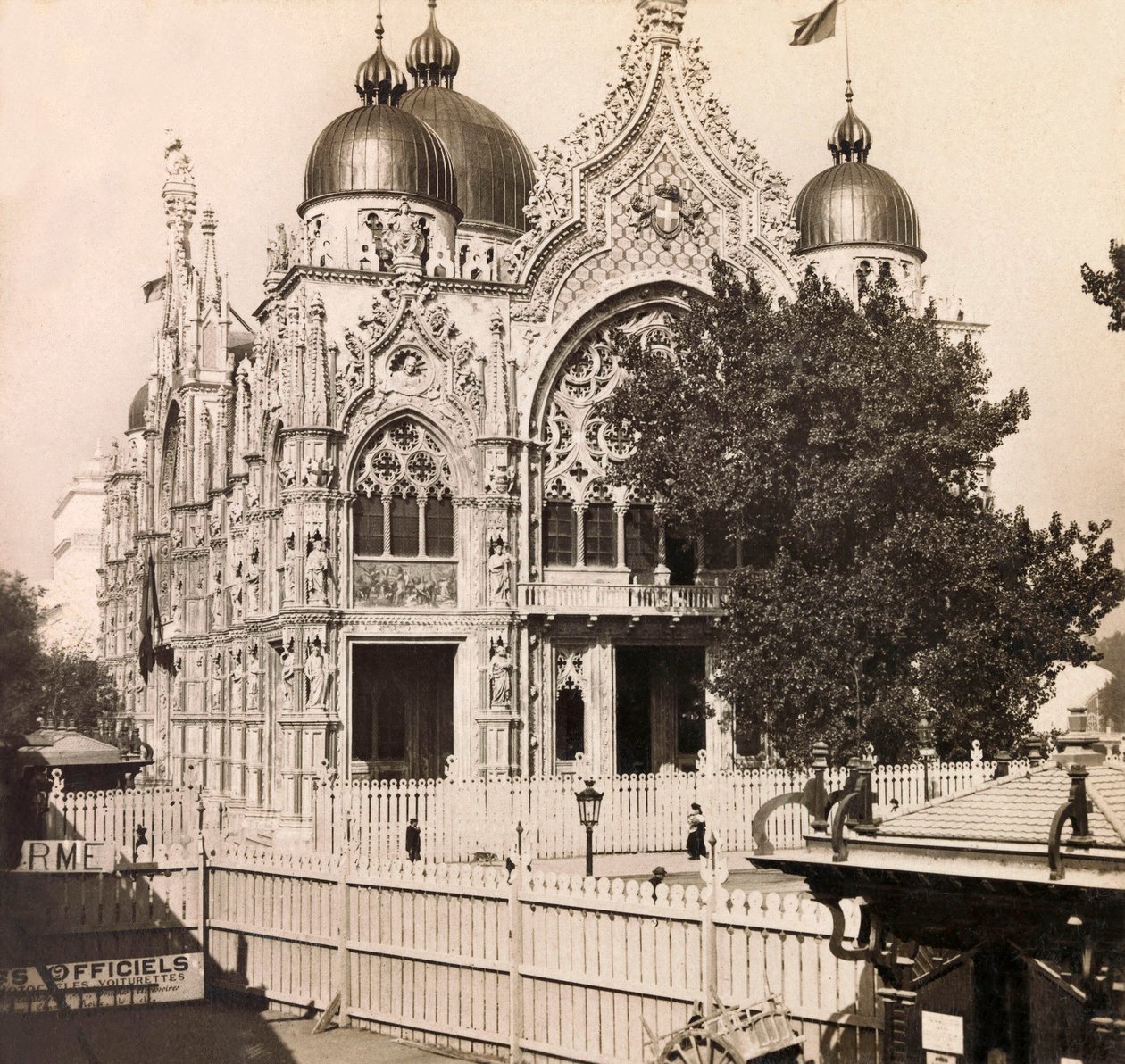 Wystawa Powszechna 1900 - Wystawa Powszechna 1900 w Paryżu: Pawilon Włoch - kolekcja prywatna autorstwa Anonymous Anonymous