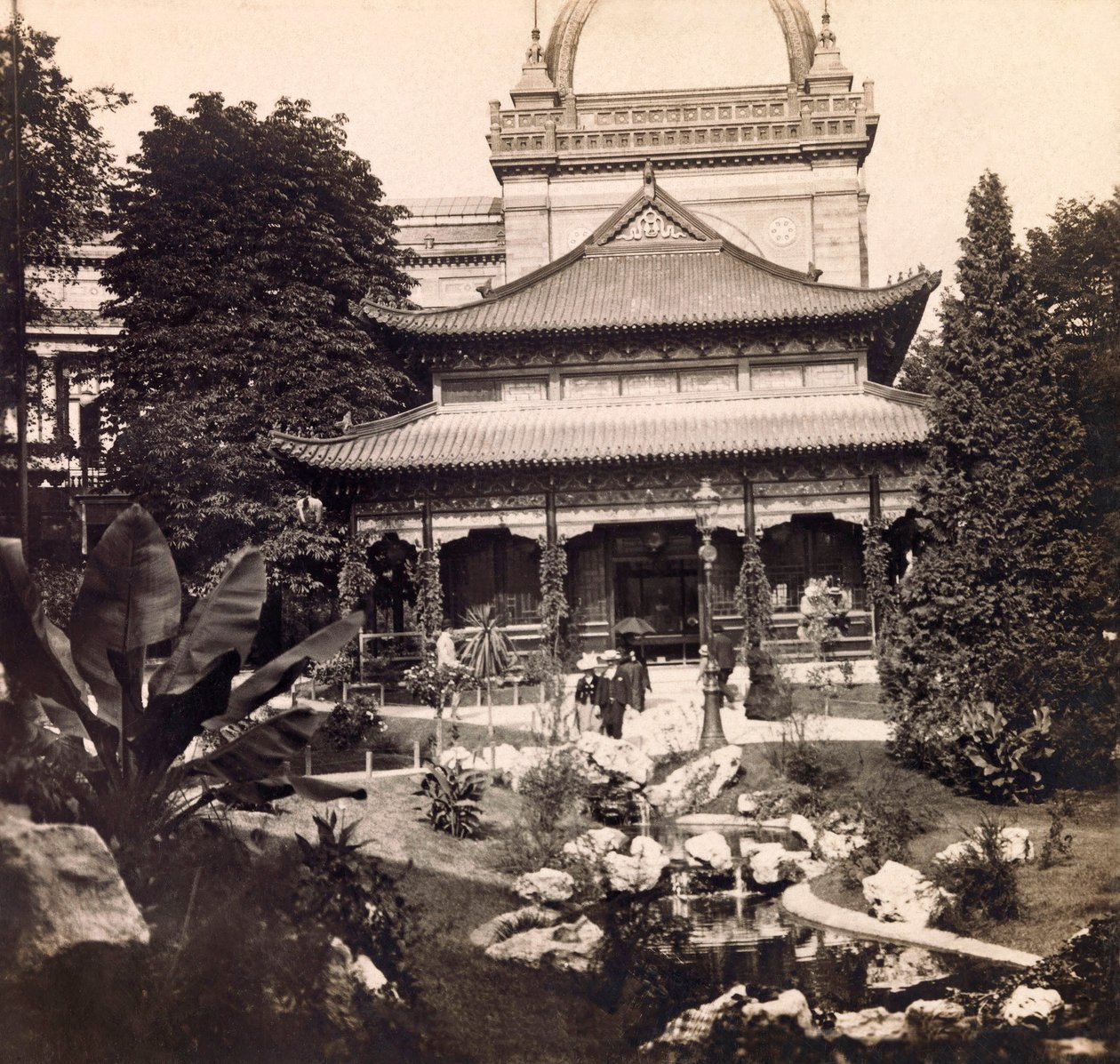 Wystawa Powszechna 1900 - Wystawa Powszechna 1900 w Paryżu: Pawilon Chin - kolekcja prywatna autorstwa Anonymous Anonymous