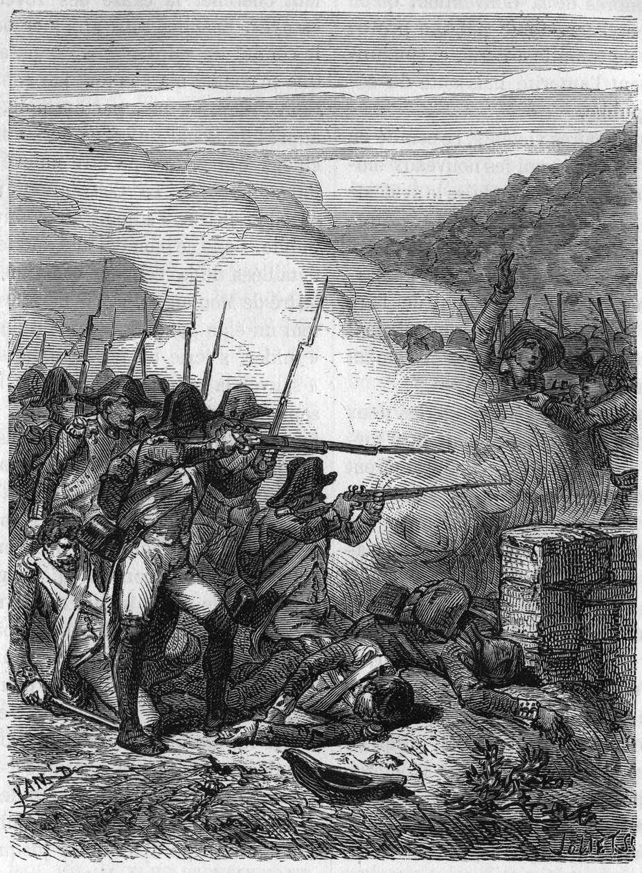 Wojny Wandei (1793-1796): Bitwa pod Torfou (bitwa pod Tiffauges), zwycięstwo wojsk Wandei nad wojskami Klebera 19 września autorstwa Anonymous Anonymous
