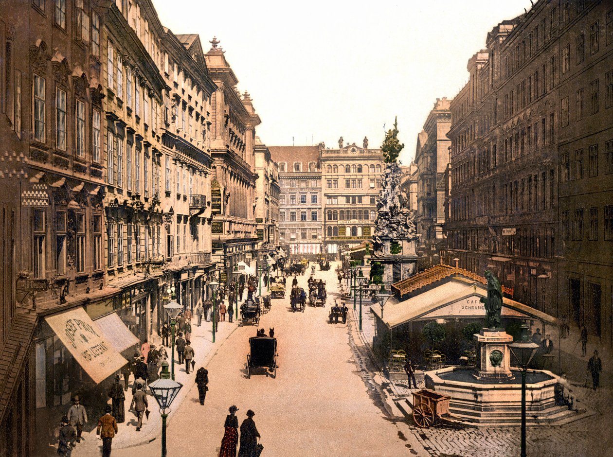 Wiedeń w 1901 r. Rów. fotochromowy autorstwa Anonymous Anonymous