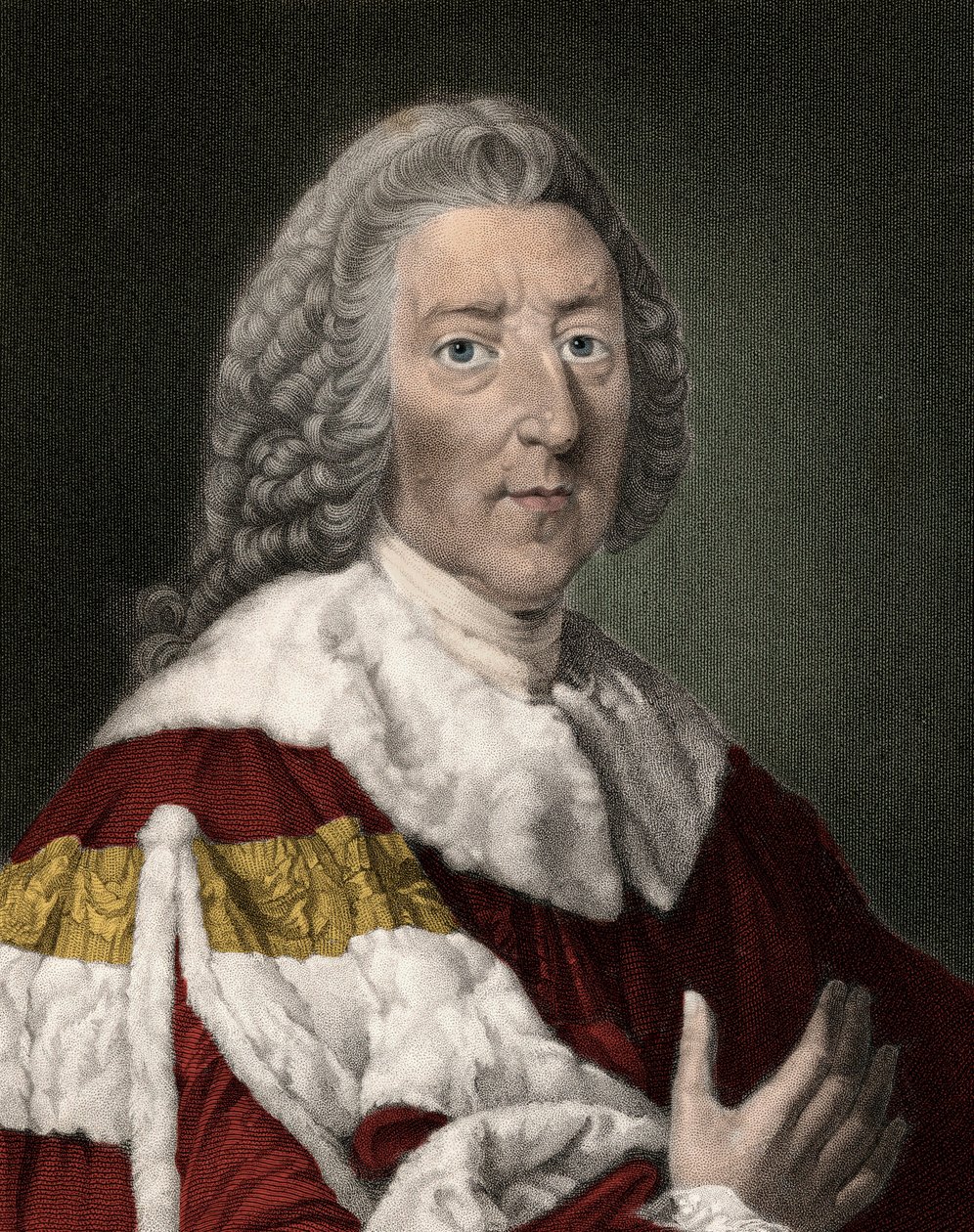 William Pitt Starszy (1708-1778), angielski mąż stanu - William Pitt Starszy 1. hrabia Chatham autorstwa Anonymous Anonymous