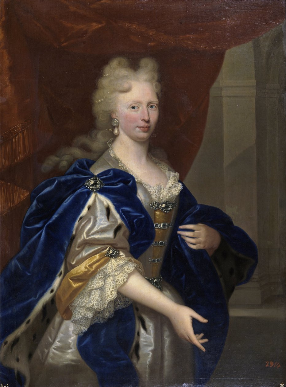 portret Marii Józefa z Austrii (Mary Joseph Benedict Antonia Theresia Xaveria Filipiny (1699-1757) Królowa Polski - (Mary Joseph of Austria) (Mary Joseph of Austria) - Portret Marii Joseph of Austria by Anonymous autorstwa Anonymous Anonymous