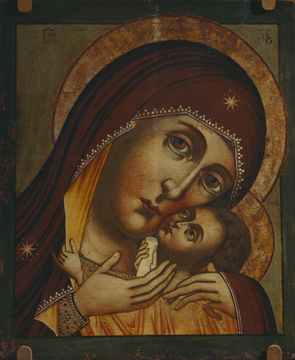Matka Boża Korsun Korsunskaya, XVII wiek autorstwa Anonymous Russian icon painter