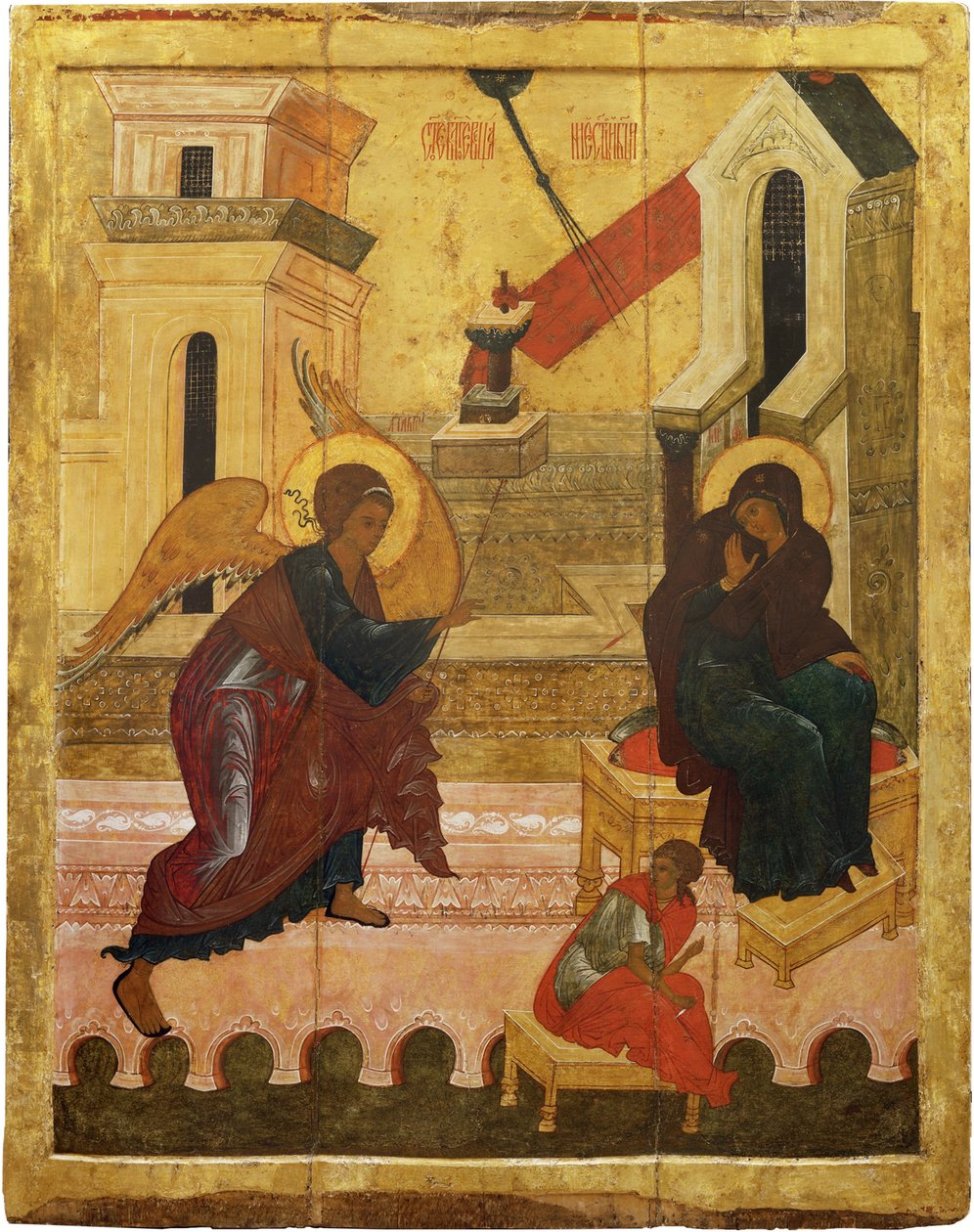 Zwiastowanie, połowa XVI wieku autorstwa Anonymous Russian icon painter