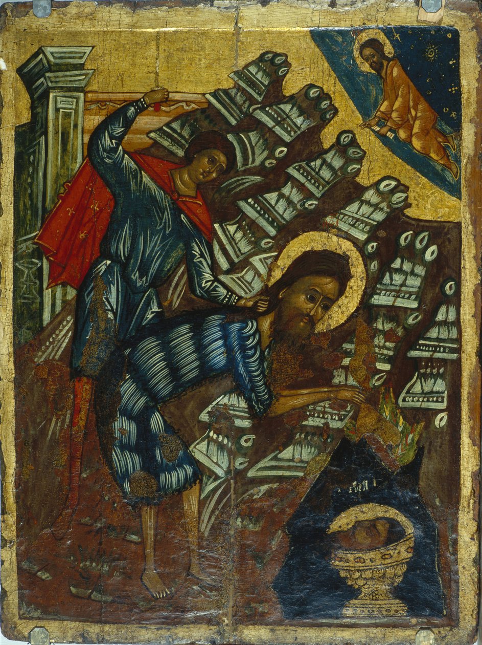 Ścięcie św. Jana Chrzciciela, II poł. autorstwa Anonymous Russian icon painter