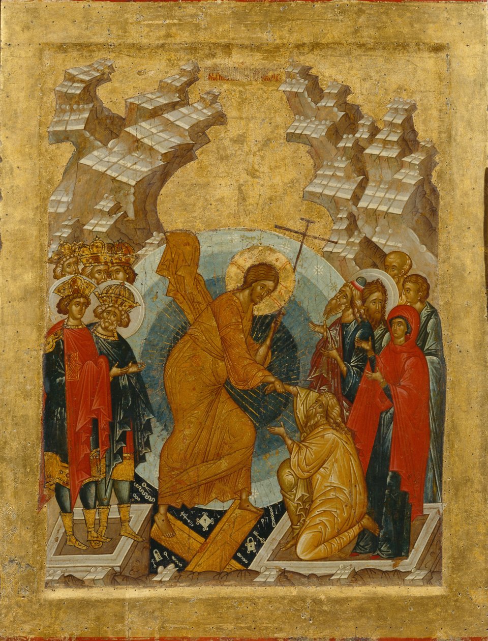 Zejście do piekła autorstwa Anonymous Russian icon painter
