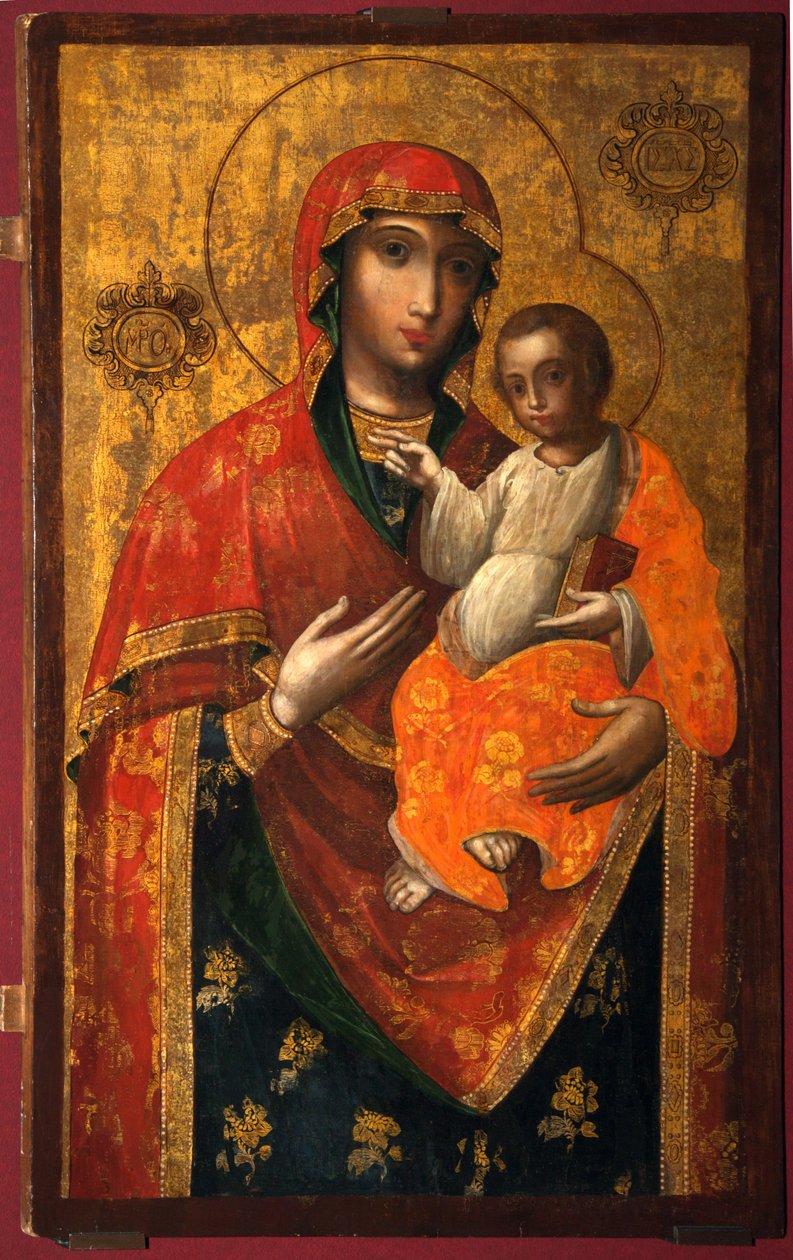 Ilyin-Czernigov Ikona Matki Bożej, XVIII wiek autorstwa Anonymous Russian icon painter