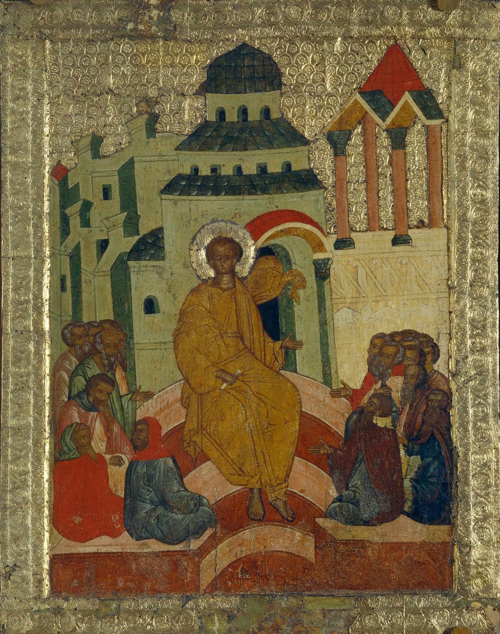 Niedowierzanie św. Tomasza, 1497 autorstwa Anonymous Russian icon painter