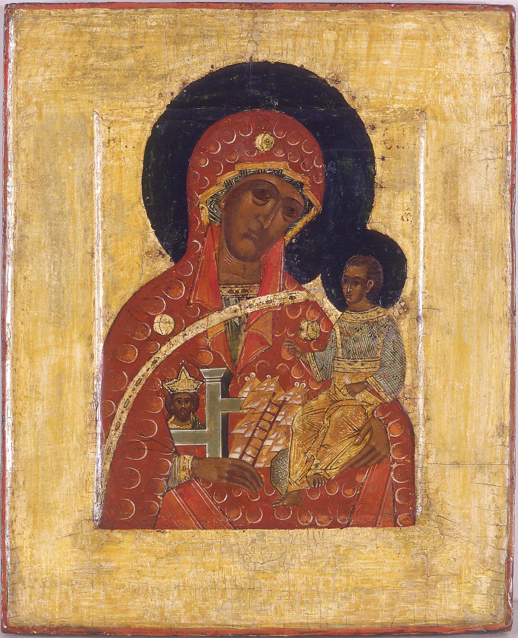 Dziewica Góra wyrwana nie rękoma autorstwa Anonymous Russian icon painter