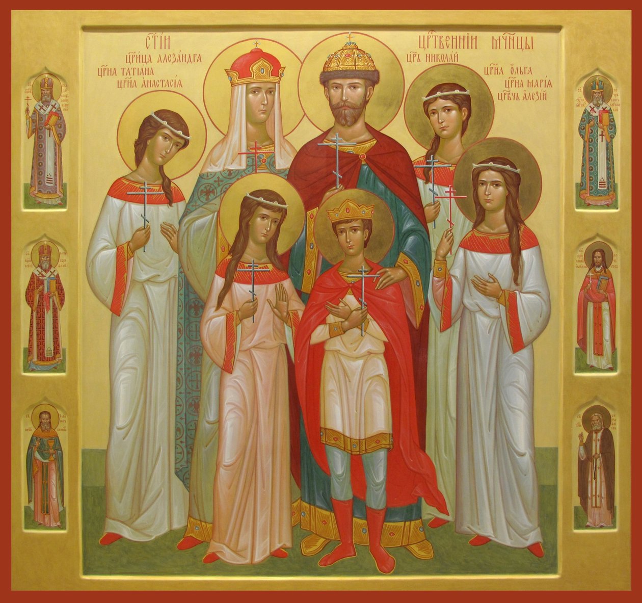 Zabita rodzina cara Mikołaja II, 2004-2007 autorstwa Anonymous Russian icon painter