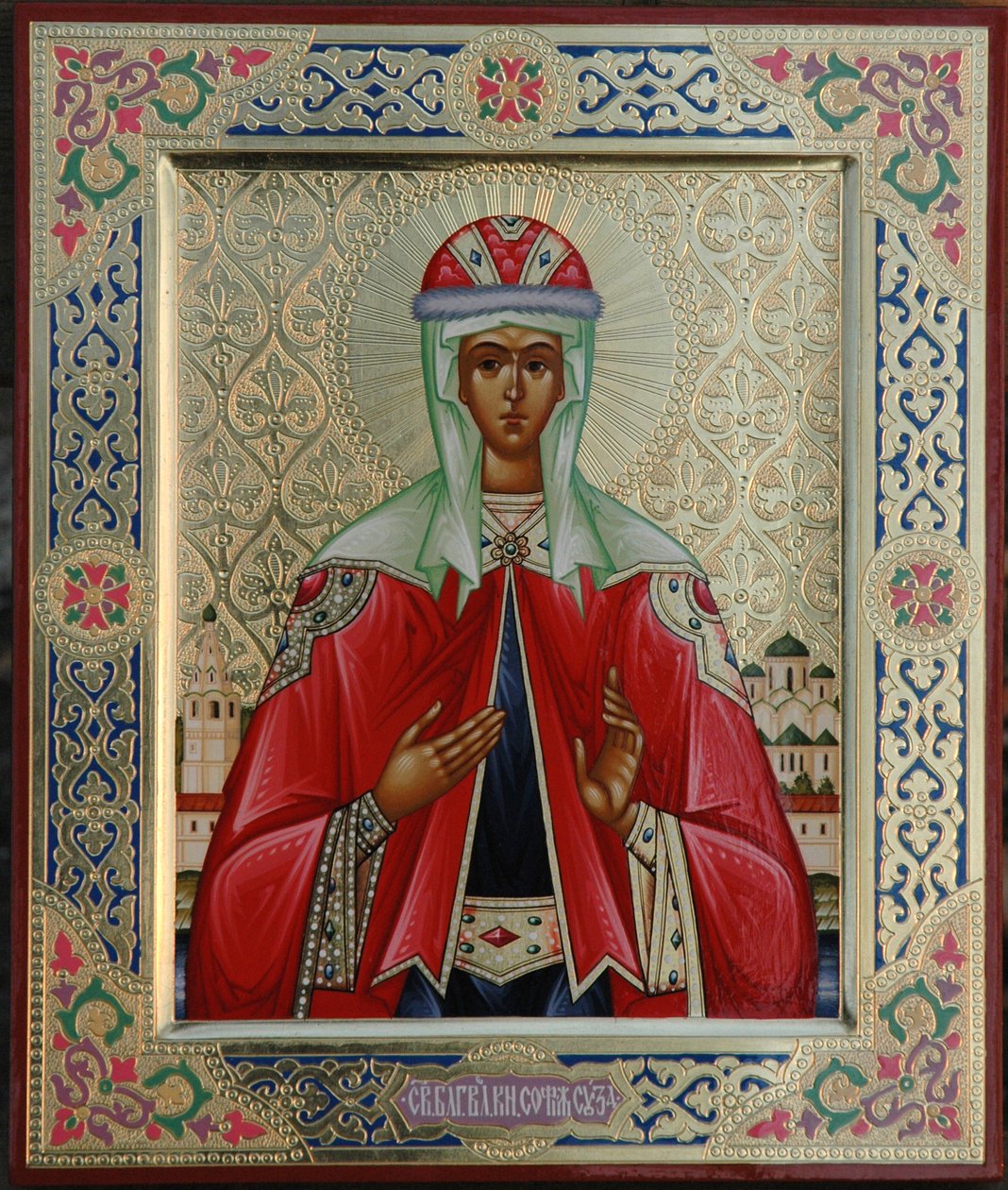 Czcigodna Sofia Suzdal autorstwa Anonymous Russian icon painter