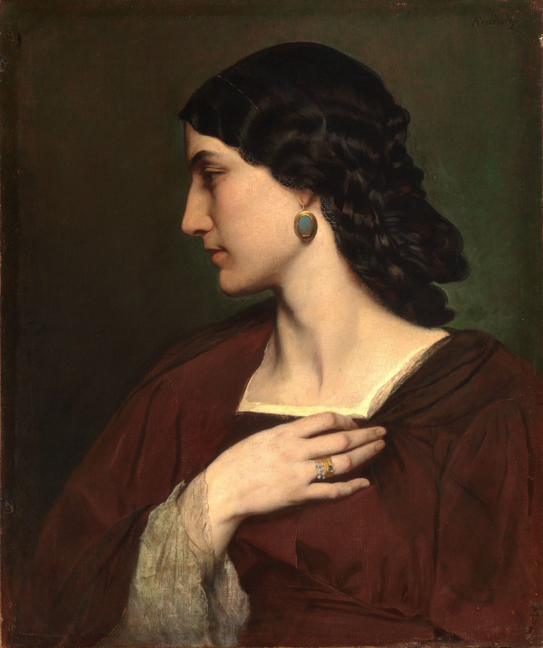 Portret Nanny Risi autorstwa Anselm Feuerbach