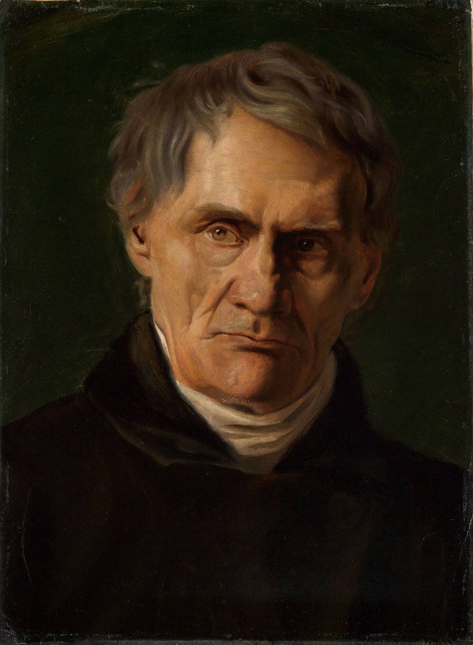 Portret starszego pana autorstwa Anselm Feuerbach