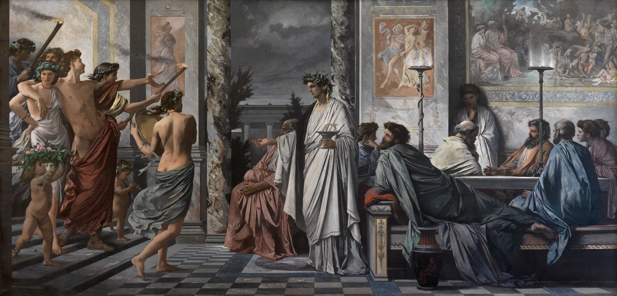 Uczta Platona autorstwa Anselm Feuerbach