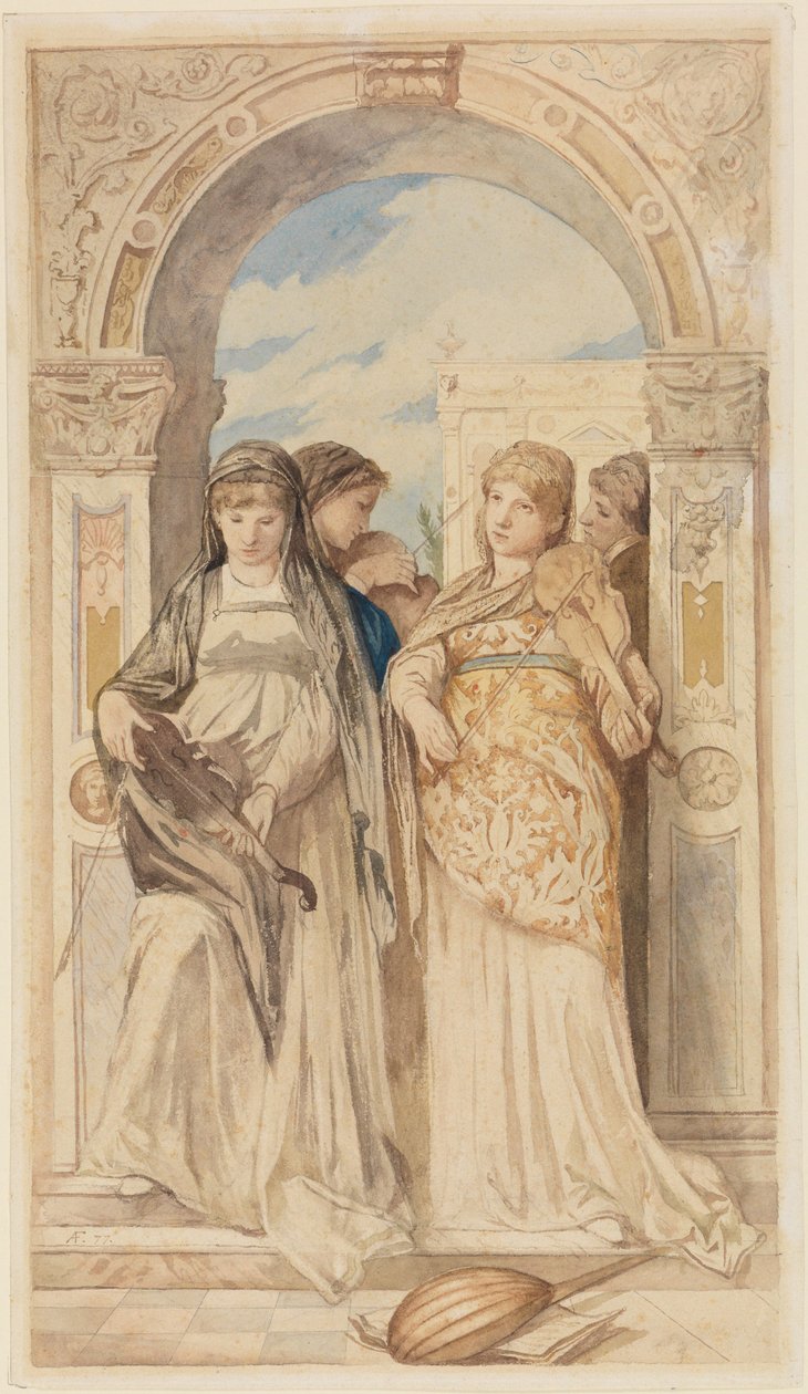 Koncert autorstwa Anselm Feuerbach