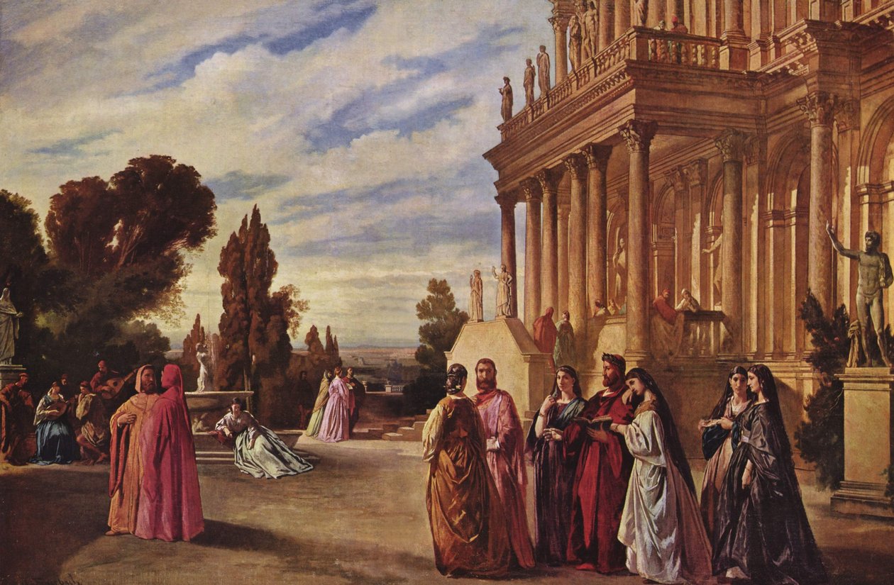 Ogród Ariosta autorstwa Anselm Feuerbach