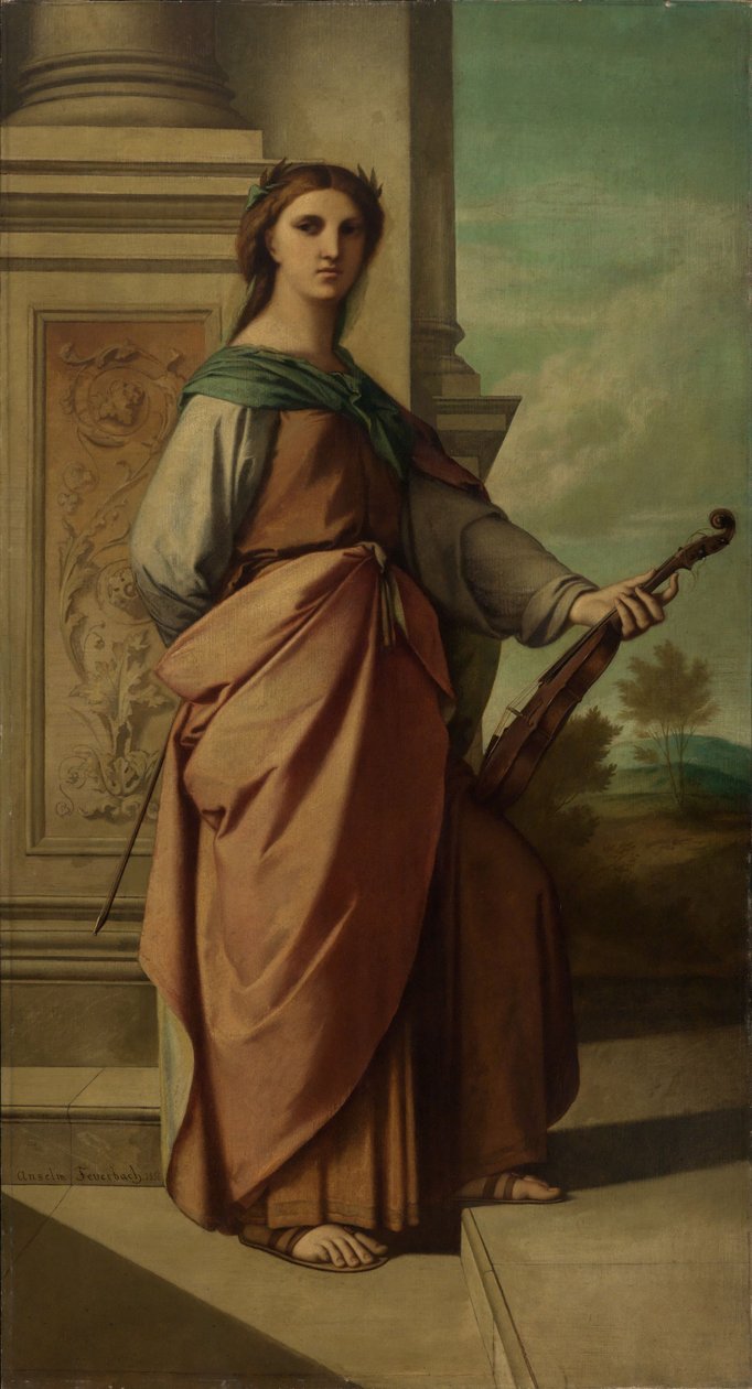 Poezja muzyczna autorstwa Anselm Feuerbach