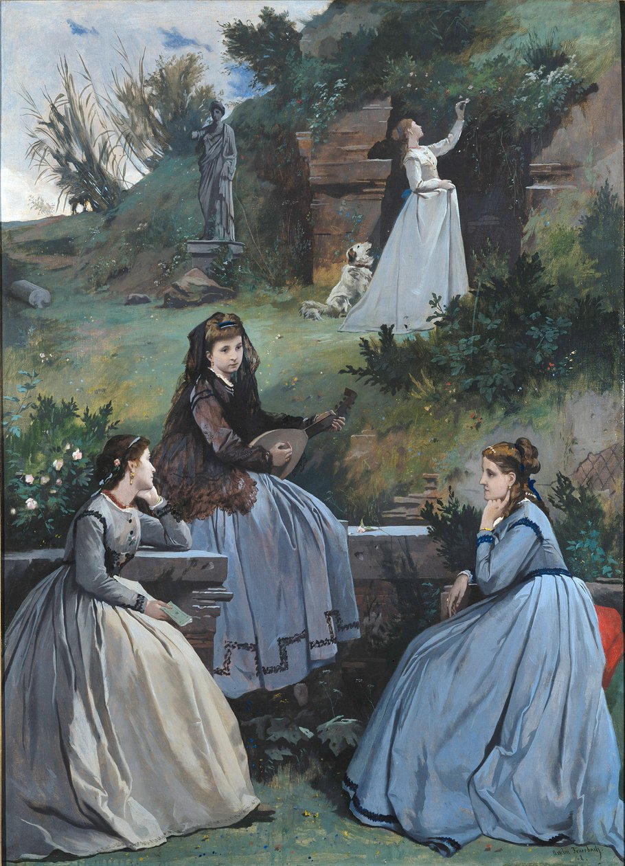 Wiosenny obraz autorstwa Anselm Feuerbach
