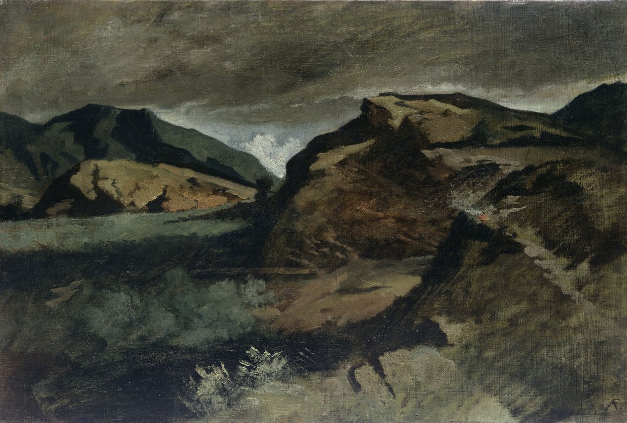 Heroiczny krajobraz autorstwa Anselm Feuerbach