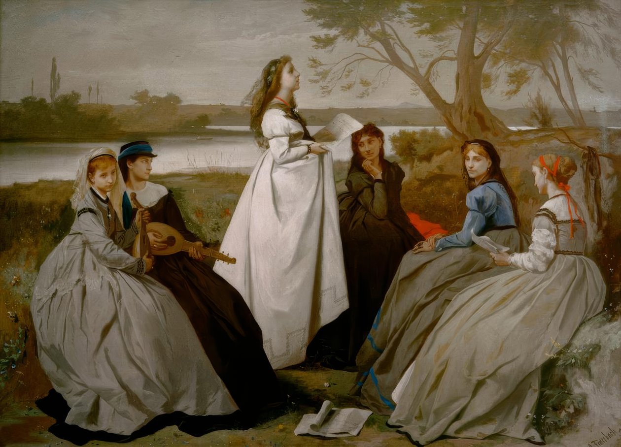 Na wiosnę autorstwa Anselm Feuerbach