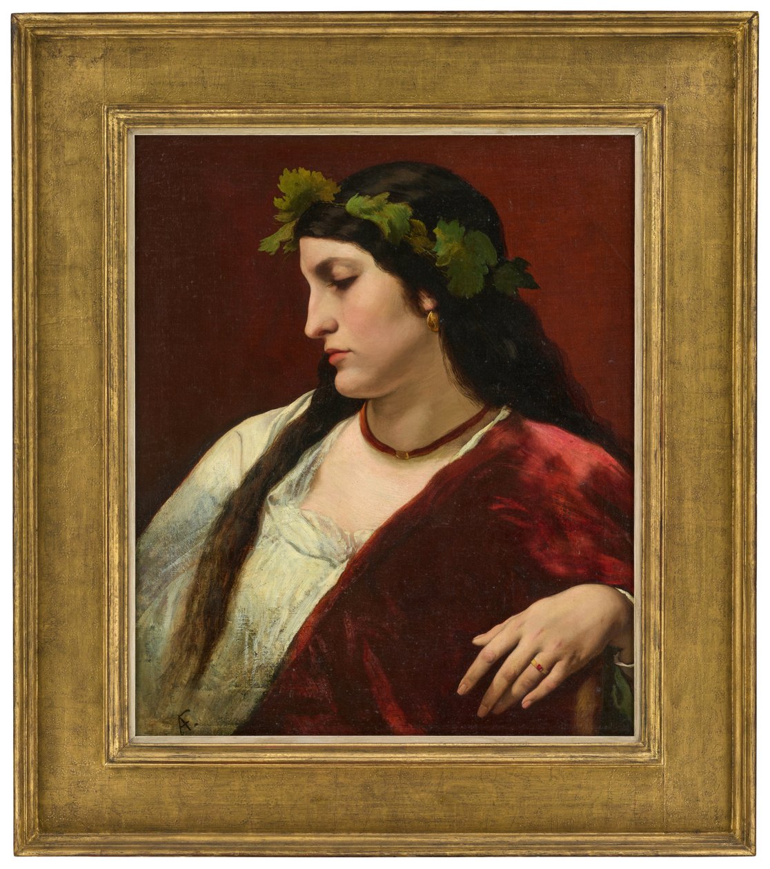 Nanna jako bachantka autorstwa Anselm Feuerbach